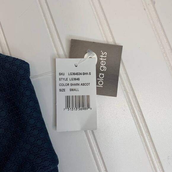 Lola Getts Blue Shark Ascot Sports Bra Sz Small - Picture 3 of 3